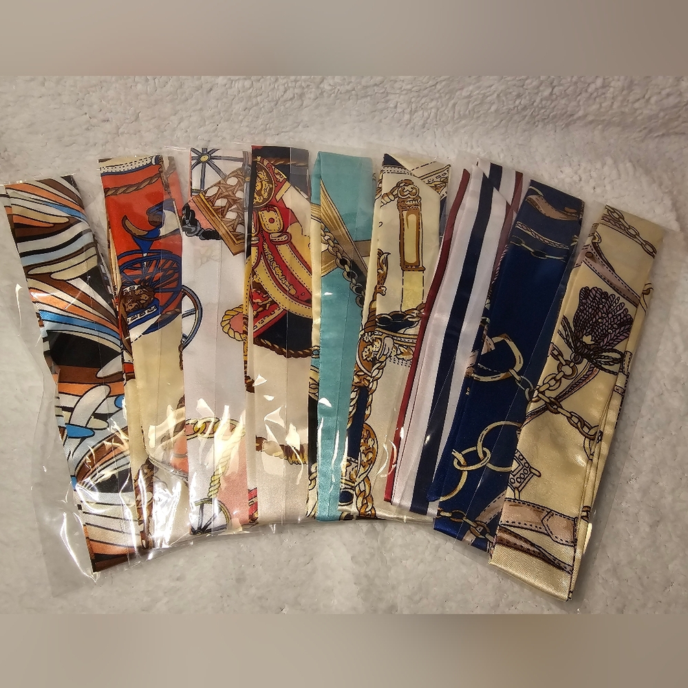 Stylish Silk Scarf with Designs